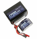 Gens Ace 1700mAh 6.0V 5-Cell (2/3A) NiMH Hump RX Battery w/Dual