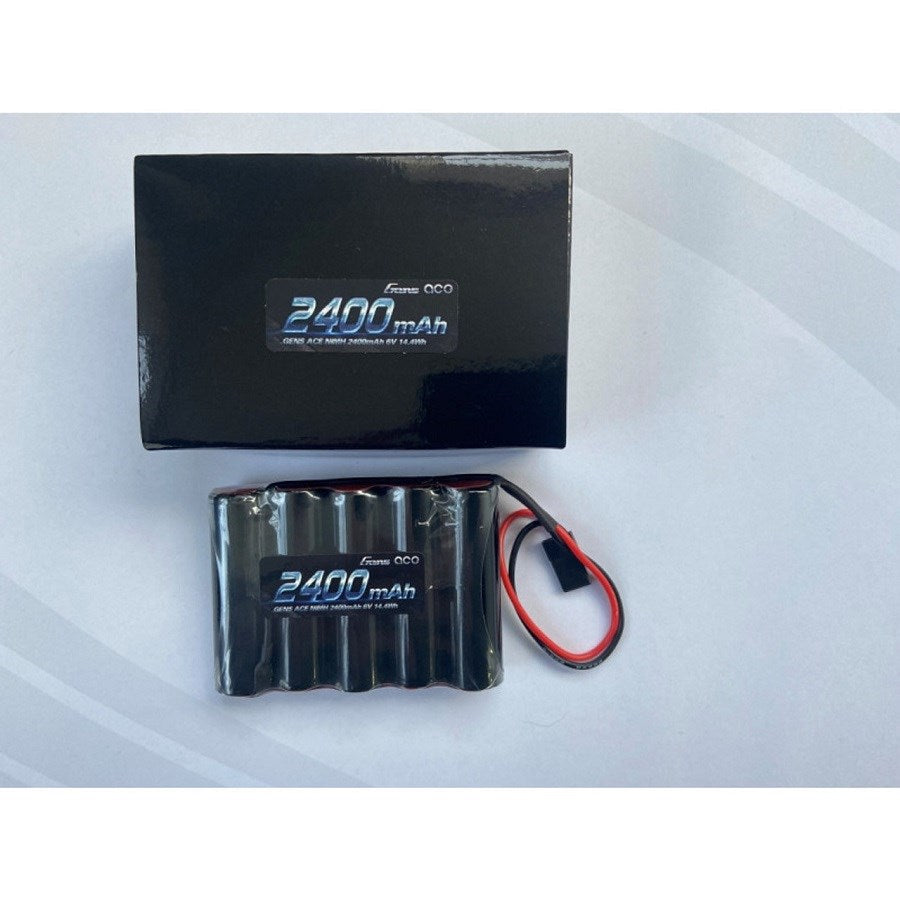 Gens Ace Gens Ace 6V 2400mah NiMh Flat RX Pack w/JR Plug