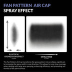 Gaahleri GAA-40829 GAA-40829 Airbrush Fan Pattern Air Cap
