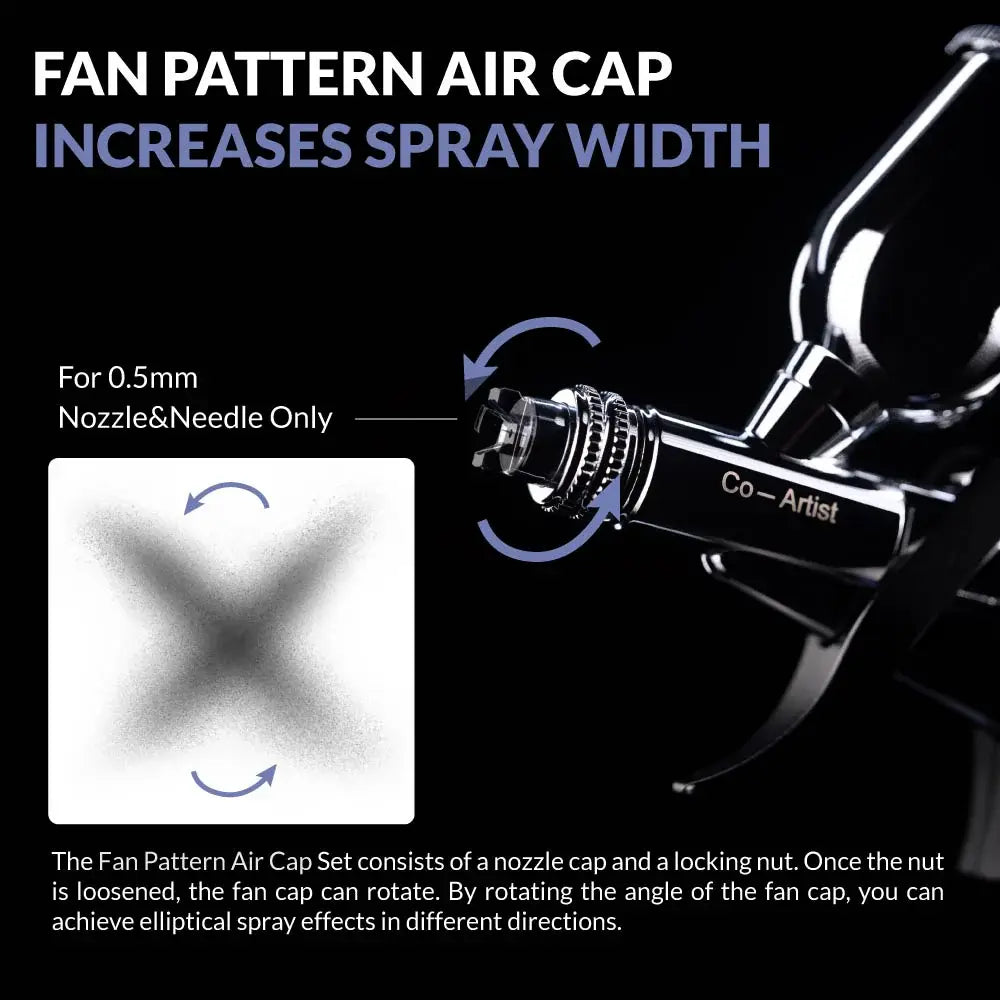 Gaahleri GAA-40829 GAA-40829 Airbrush Fan Pattern Air Cap