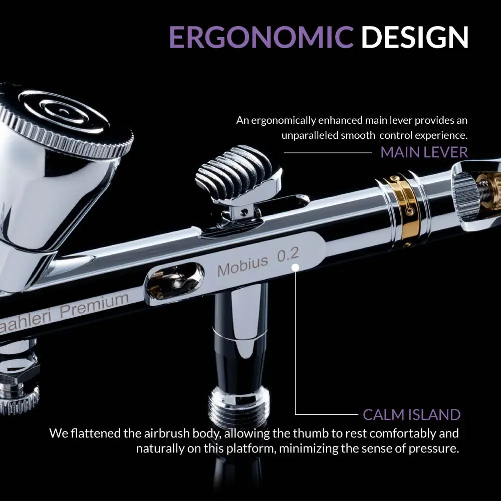 Gaahleri GAA-40850 Airbrush Premium Series GHPM-Mobius 0.2mm