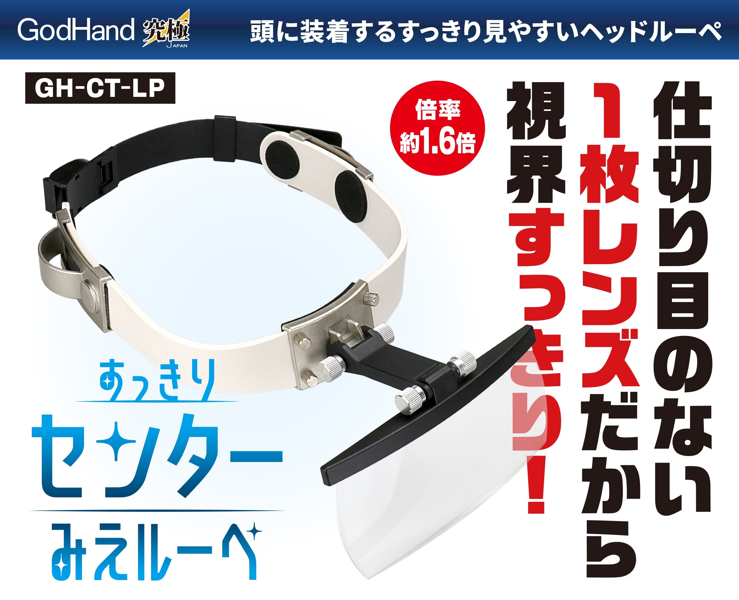GodHand GHCTLP Magnifying Head Loupe - Hobby City NZ