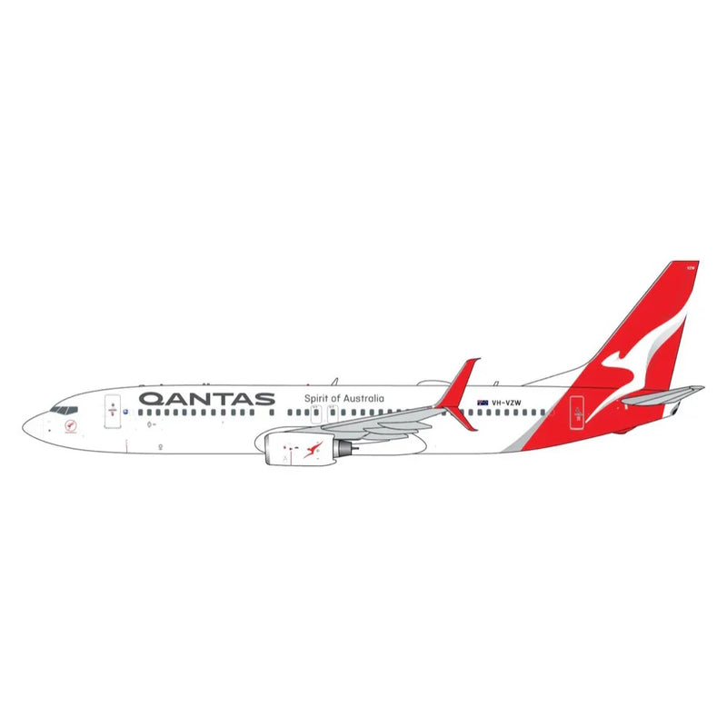 Gemini Jets GJQFA2371 1/400 Qantas Airways B737-800S VH-VZW - Hobby City NZ