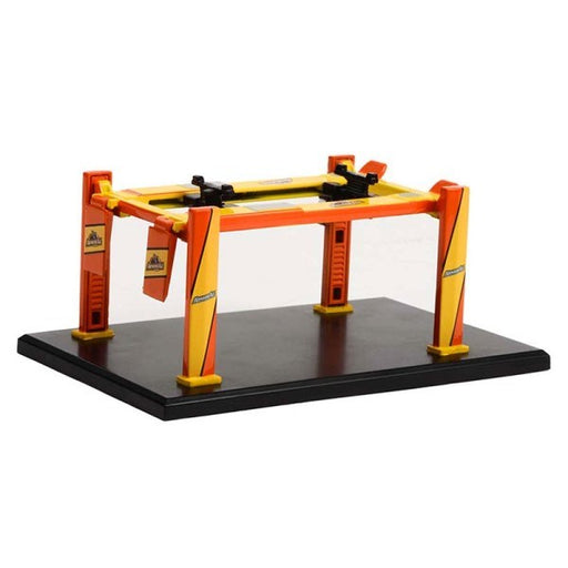 GreenLight 16150-A 1/64 Automotive Four-Post Lift - Armor All (8868023861485)