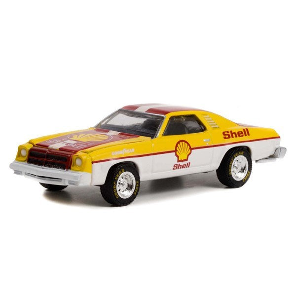 GreenLight 28100-B 1/64 1975 Chevrolet Chevelle Laguna - Shell Oil 100th Anniversary (8868023337197)