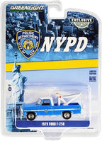 Greenlight 1/64 1979 Ford F-250 w/Tow Hook - NYPD (2)