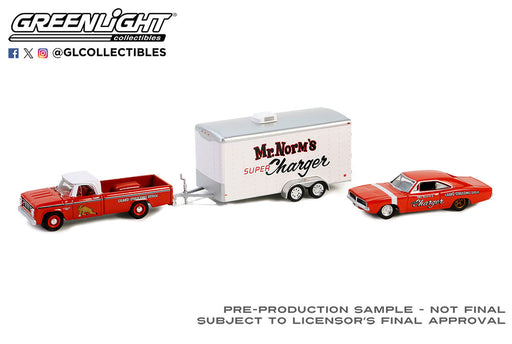 GreenLight 31170-A 1966 Dodge D-100 and 1969 Dodge Charger - Hobby City NZ (8935664189677)