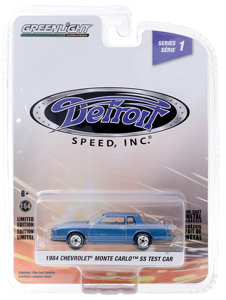 GreenLight 39040-B 1/64 1984 Chevrolet Monte Carlo SS Test Car (8219031142637)