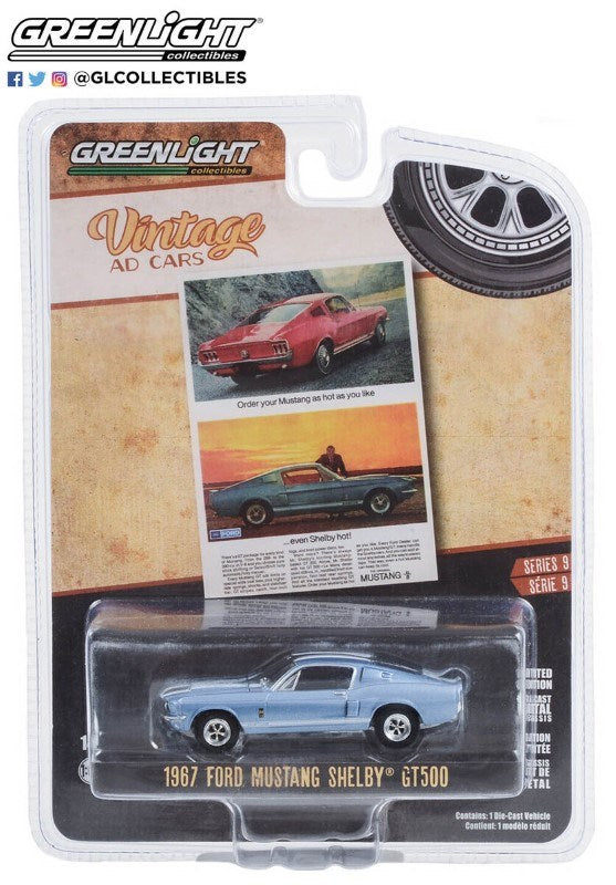 Greenlight GL-39130-C 1/64 1967 Shelby GT500 (8404529348845)