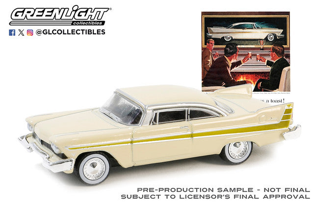GreenLight GL-39140-B 1/64 1957 Plymouth Fury 01 (8888925159661)
