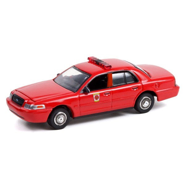 GreenLight 67020-E 1/64 2001 Ford Crown Victoria Interceptor - Baltimore Fire Department (7681649311981)