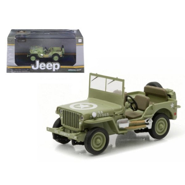 GreenLight 86307 1/43 1944 Willys Jeep MB - U.S. Army (8868020748525)