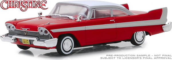 GreenLight 86529 1/43 1958 Plymouth Fury - Christine (8971079614701)