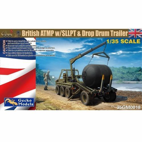Gecko Models 35GM0018 1/35 British ATMP w/SLLPT & Drop Drum Trailer (8966321701101)