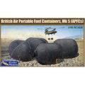 Gecko Models 35GM0021 1/35 British 500 Gallon Collapsible Drop Drum Bladder Set (8966321799405)