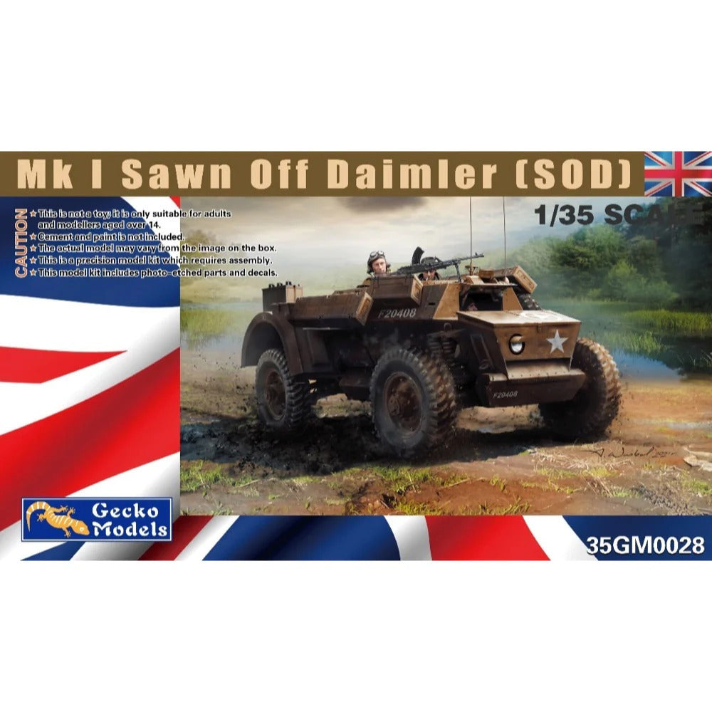 Gecko Models 35GM0028 1/35 Mk I Sawn Off Daimler (SOD) (8966321930477)