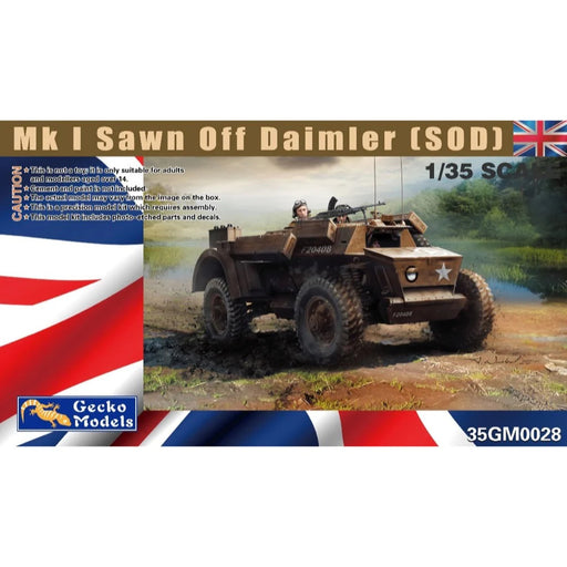 Gecko Models 35GM0028 1/35 Mk I Sawn Off Daimler (SOD) - Hobby City NZ (8966321930477)