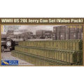 Gecko Models GM35036 1/35 WWII US 20L Jerry Can Set - Hobby City NZ