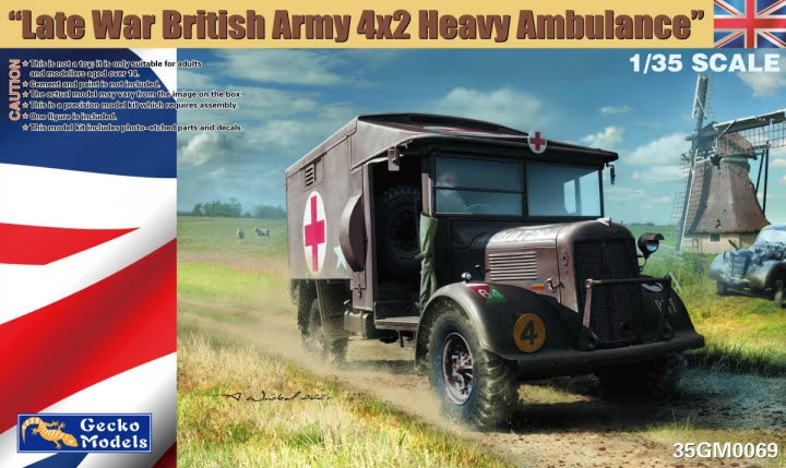 Gecko Models 35GM0069 1/35 Late War British Army 4x2 Heavy Ambulance (8966322782445)