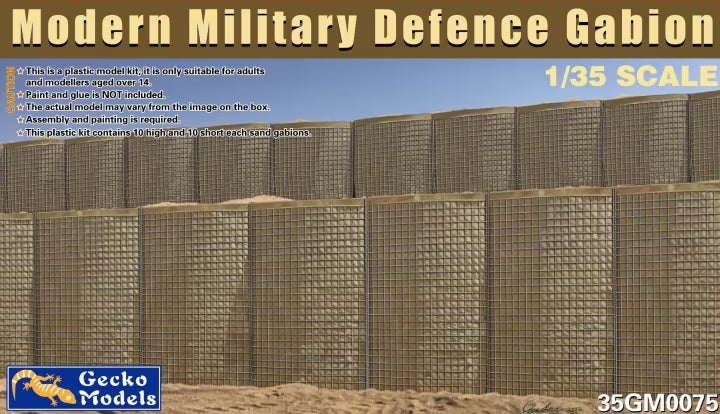 Gecko Models 35GM0075 1/35 Modern Military Sand Gabion (8966322946285)