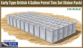 Gecko Models GM35157 1/35 Early Type British 4 Gallon Flimsies Petrol Tins Set - Hobby City NZ
