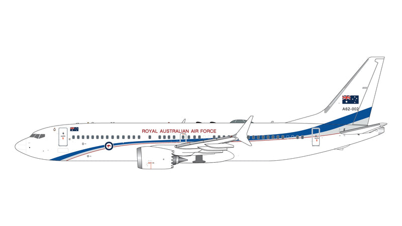 Gemini Jets GMRAA145 1/400 RAAF B737-8 A62-002 - Hobby City NZ