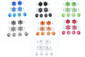 GPM Racing MAF10A+6MM/2 Aluminum Wheel Hex (+6mm) & Wheel Lock - 12 Pieace Set - Hobby City NZ