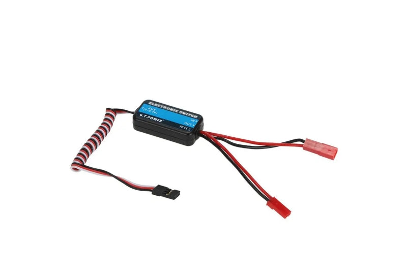 GT Power GT-113 Electrical switch. Control Via Receiver Channel. Relay Circuit DC 0-40v 7A to 10A Burst 25x10x5mm 8g (8347083505901)
