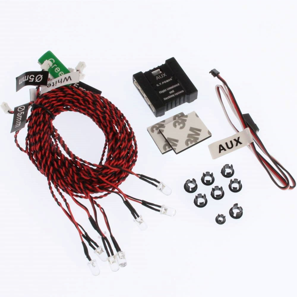 GT Power GT-65 Light System Navigation No.65 RC Aircraft Lighting