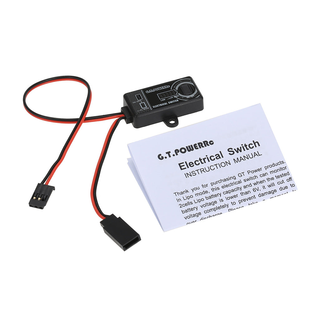 GT Power GT-eSwitch Electronic Switch w/LED Peak current 14A continous 8A (8446601461997)