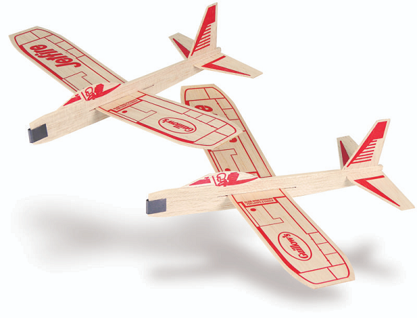 Guillows #32 12" Jetfire TWIN PACK - Balsa Glider
