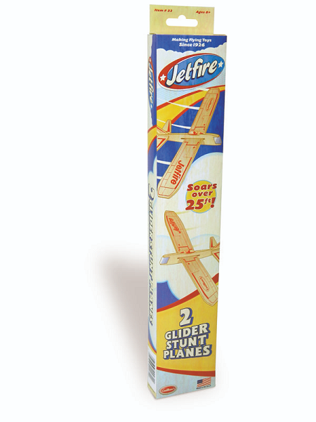 Guillows #32 12" Jetfire TWIN PACK - Balsa Glider (8324650139885)