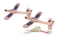 Guillows #37T 12" Sling Shot TWIN PACK- Balsa Glider