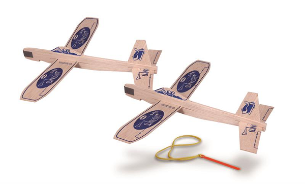 Guillows #37T 12" Sling Shot TWIN PACK- Balsa Glider