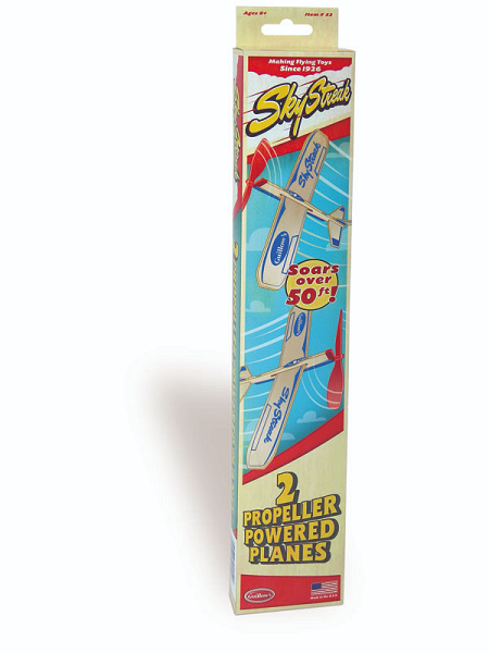 Guillows #52 12" Sky Streak TWIN PACK - Balsa Motorplane (8324650205421)
