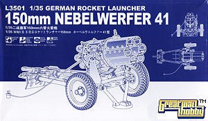Greatwall Hobby 1/35 L3501 German 150mm Rocket Lanucher Nebel Werfer 41 - Hobby City NZ (7816525676781)