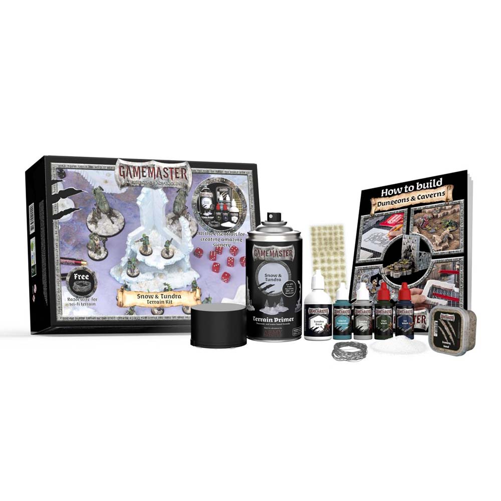 GameMaster Snow & Tundra Terrain Kit - GM4002