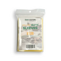 Geek Culture Yellow Matte Sleeves (50 Count) - GCMATTE58
