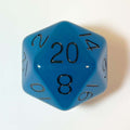 MDG Mega Acrylic d20: Glow Blue