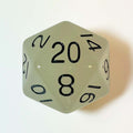MDG Mega Acrylic d20: Glow Clear