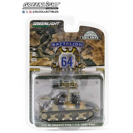 GreenLight GL-30441 1/64 1945 M4 Sherman Tank (8622150779117)