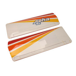 Hangar 9 HAN2476 Wing Set w/ Alum Tube:Alpha RTF (8347083833581)