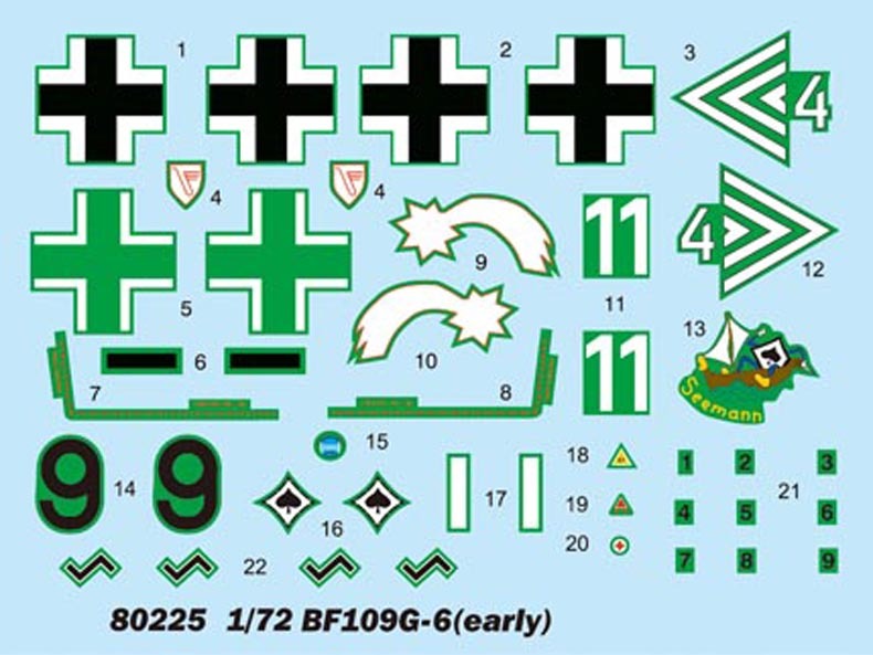 Hobby Boss 1/72 Bf109 G-6 (early) (6)