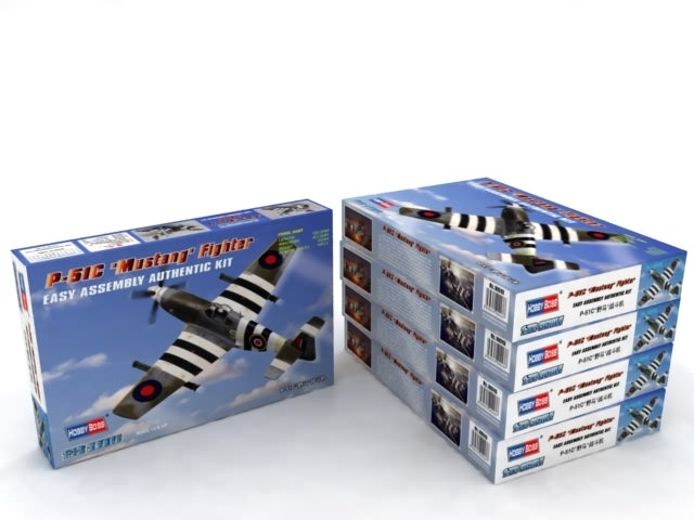 Hobby Boss 1/72 P-51C Mustang Fighter (7)