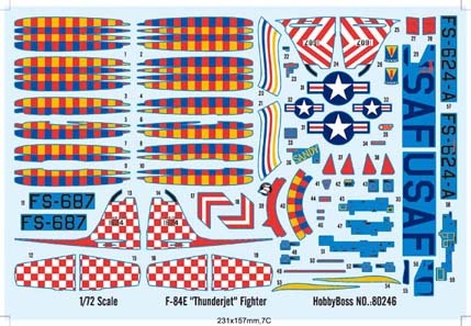 Hobby Boss 1/72 F-84E Thunderjet (6)