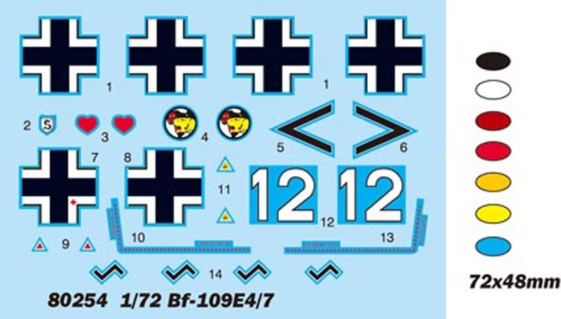 Hobby Boss 1/72 Bf109E-4/7 (3)