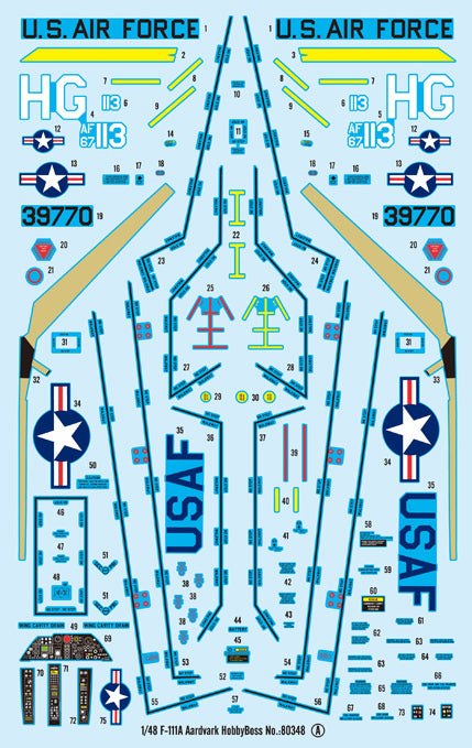Hobby Boss 1/48 F-111A Aardvark (10)
