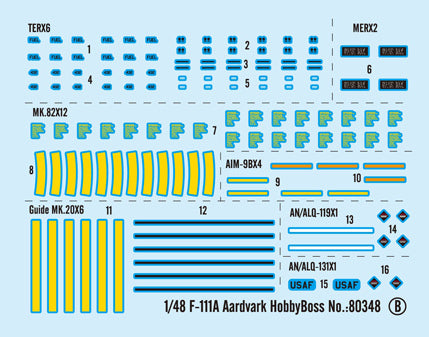 Hobby Boss 1/48 F-111A Aardvark (9)