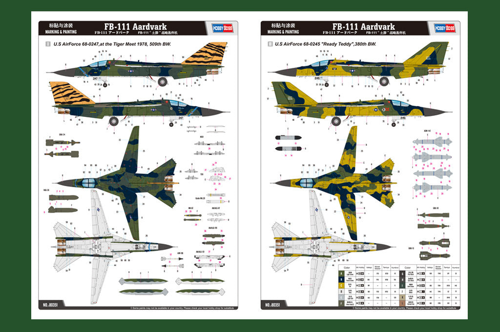 Hobby Boss 1/48 FB-111 Aardvark (9)