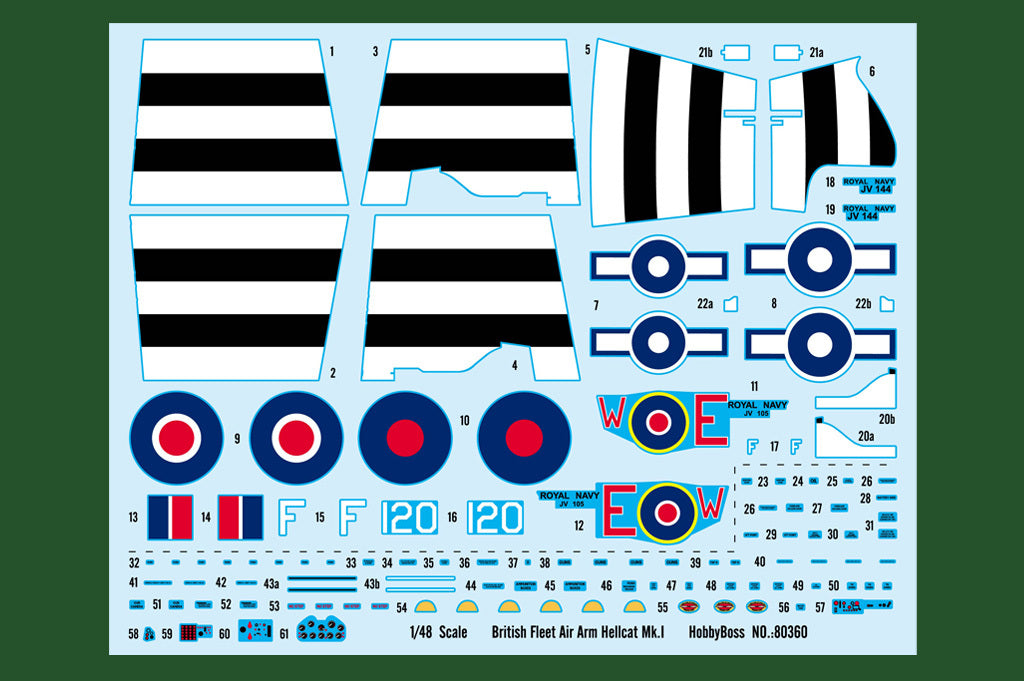 Hobby Boss 1/48 British Fleet Air Arm Hellcat Mk.I (3)